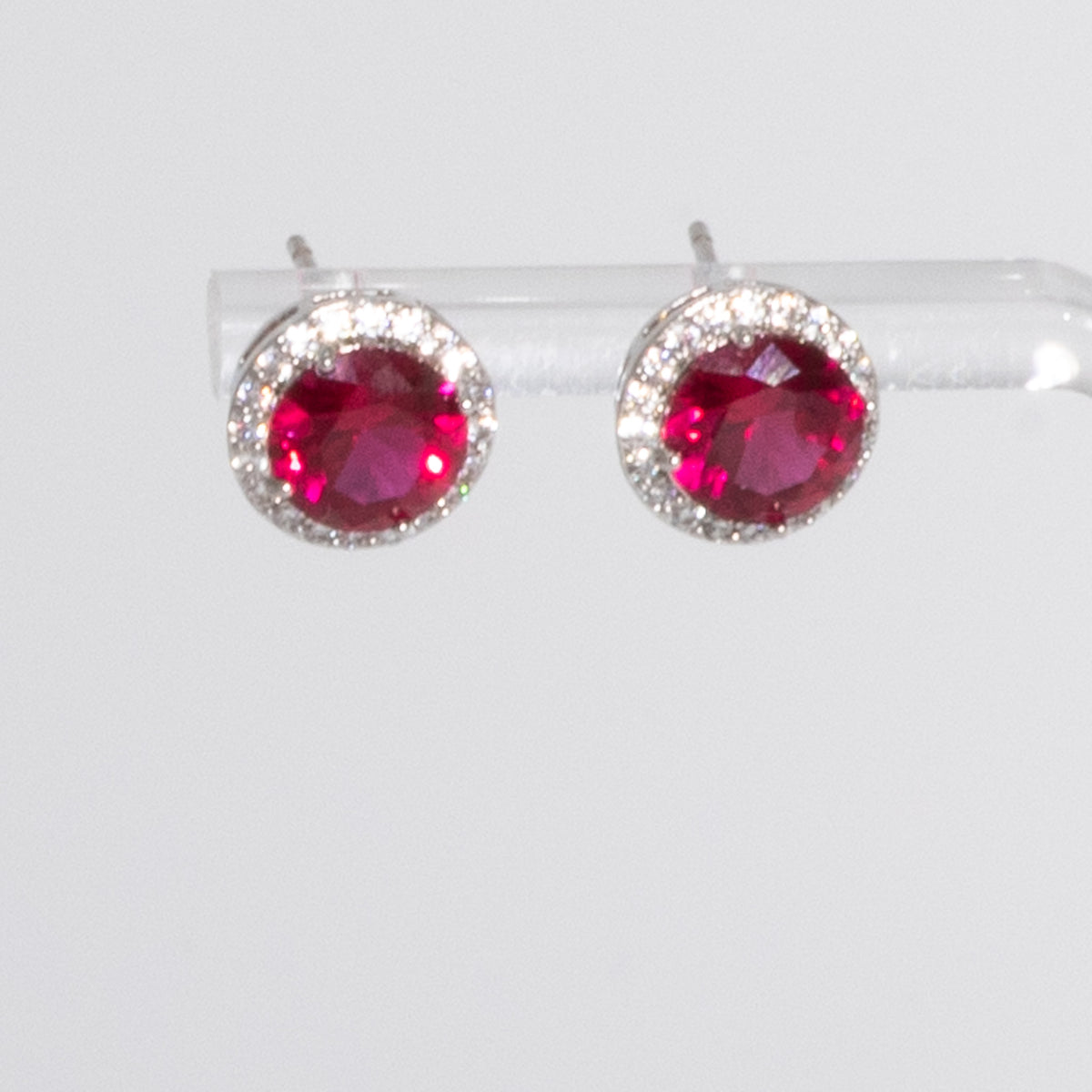 Lusso Cerchio Ruby Earrings