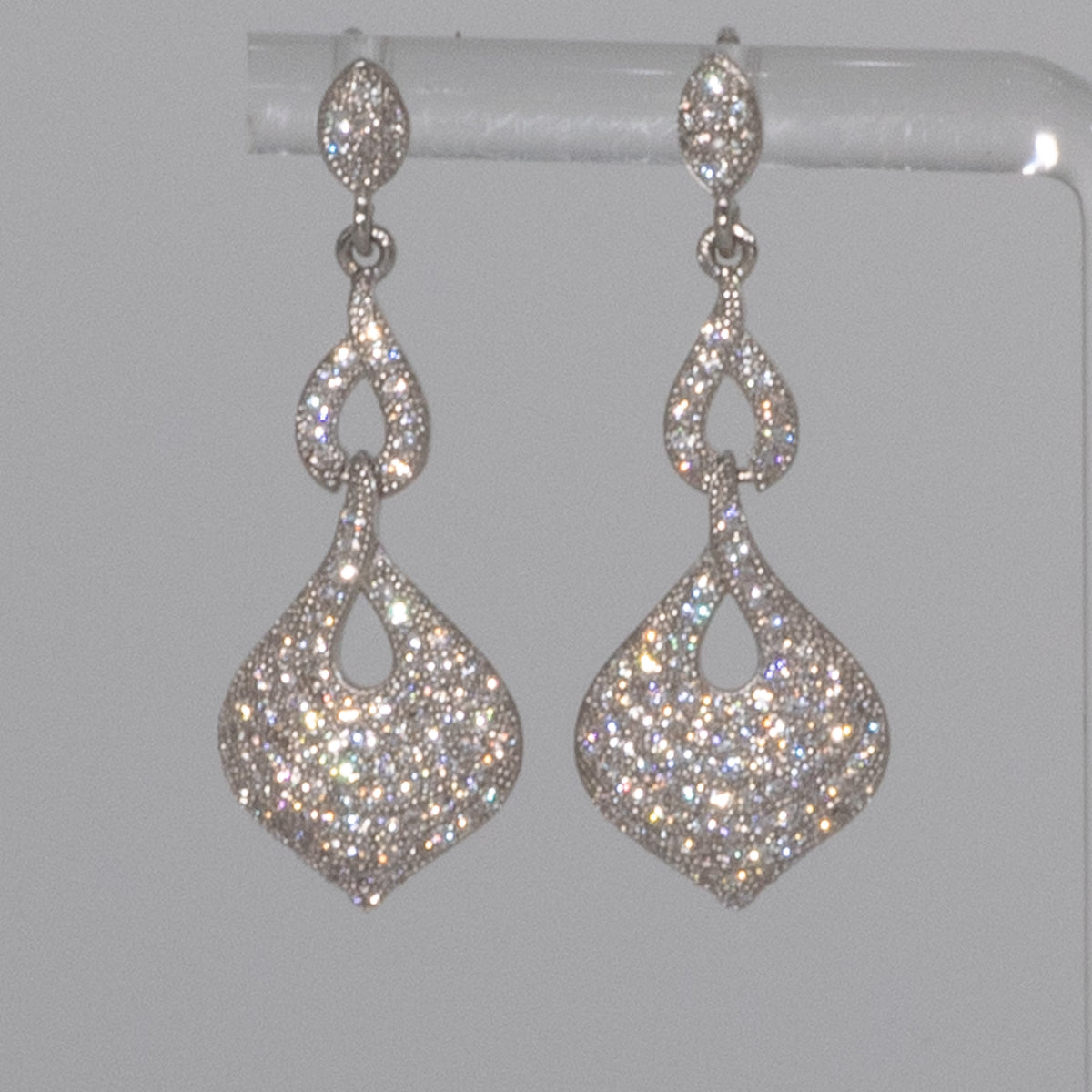 Lusso Lacrima Silver Earrings