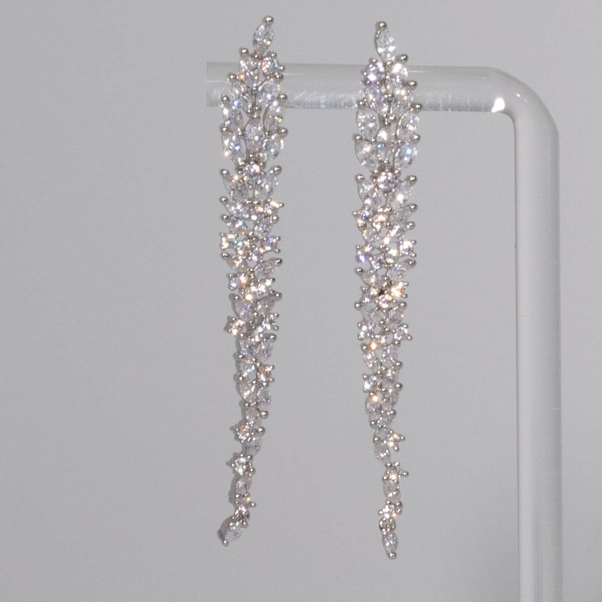 Lusso Foglia Silver Earrings