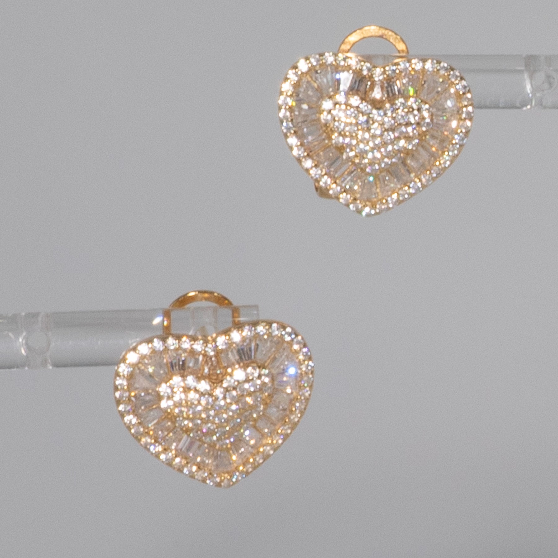 Lusso Cuore Golden Earrings