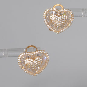 Lusso Cuore Golden Earrings