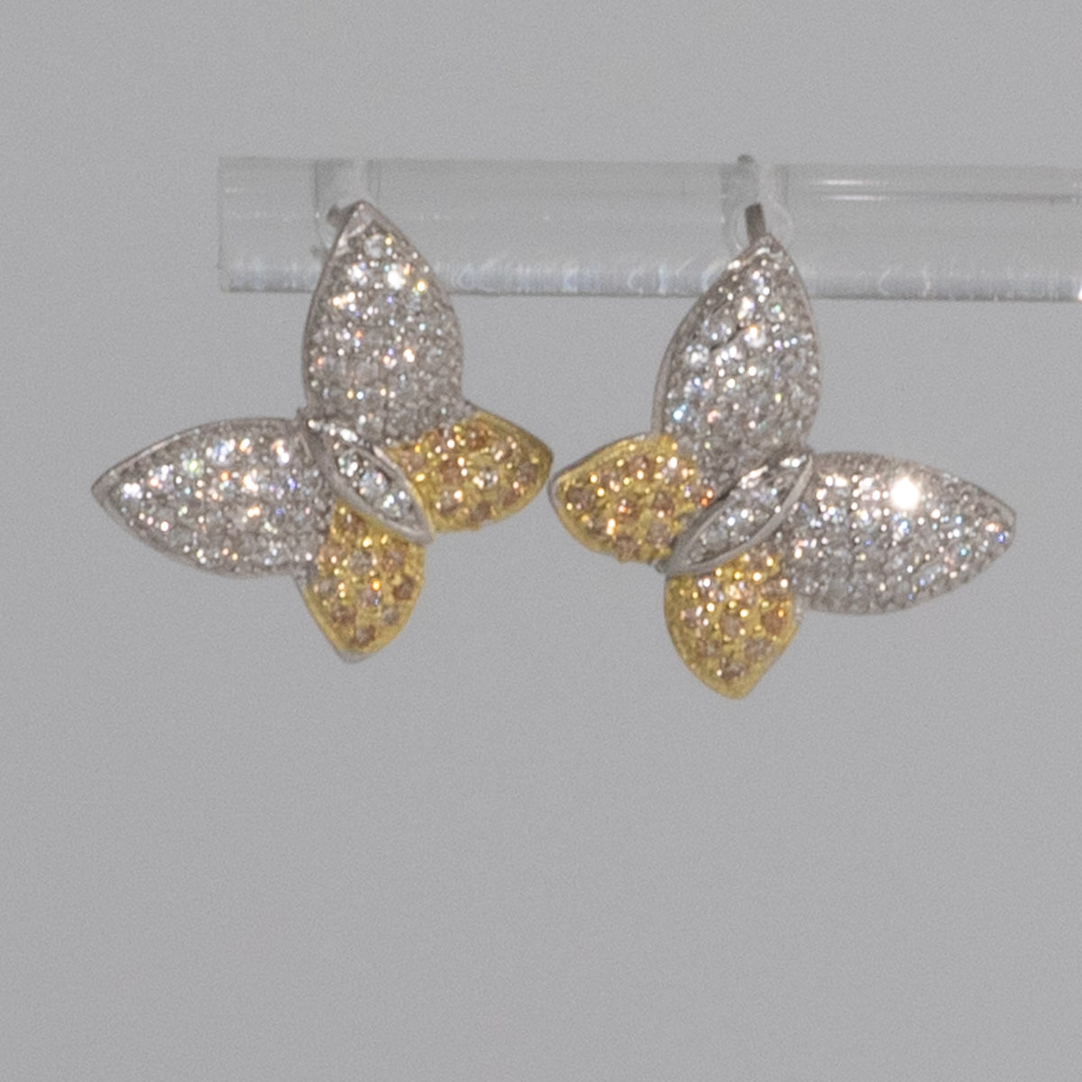 Lusso Farfalla Combo Gold Earrings