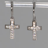 Lusso Croce silver Earrings 925