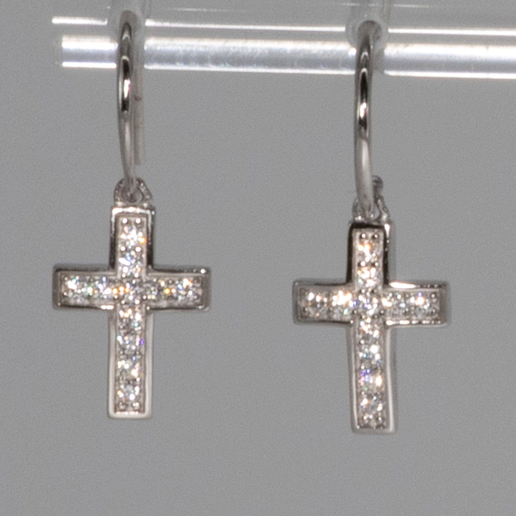 Lusso Croce silver Earrings 925