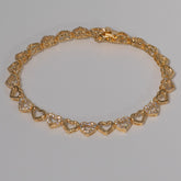 Lusso Golden Cuore Bracelet