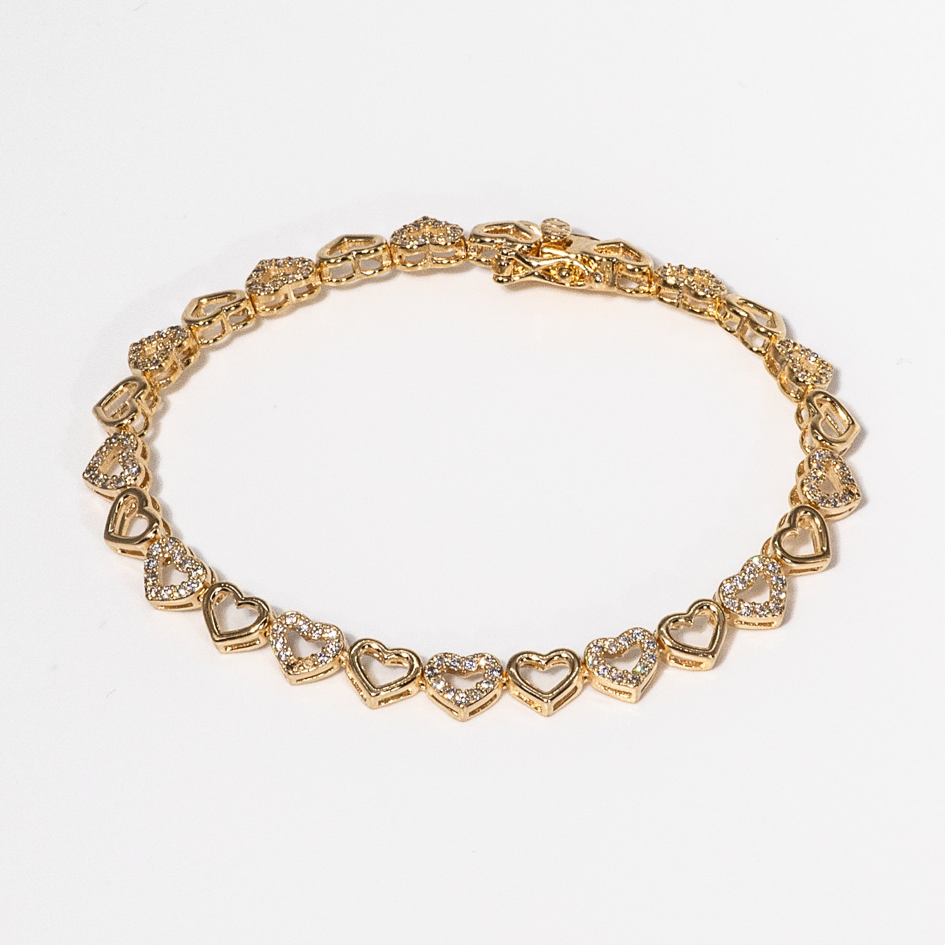 Golden Cuore Bracelet 925