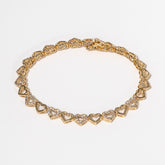 Lusso Golden Cuore Bracelet 925