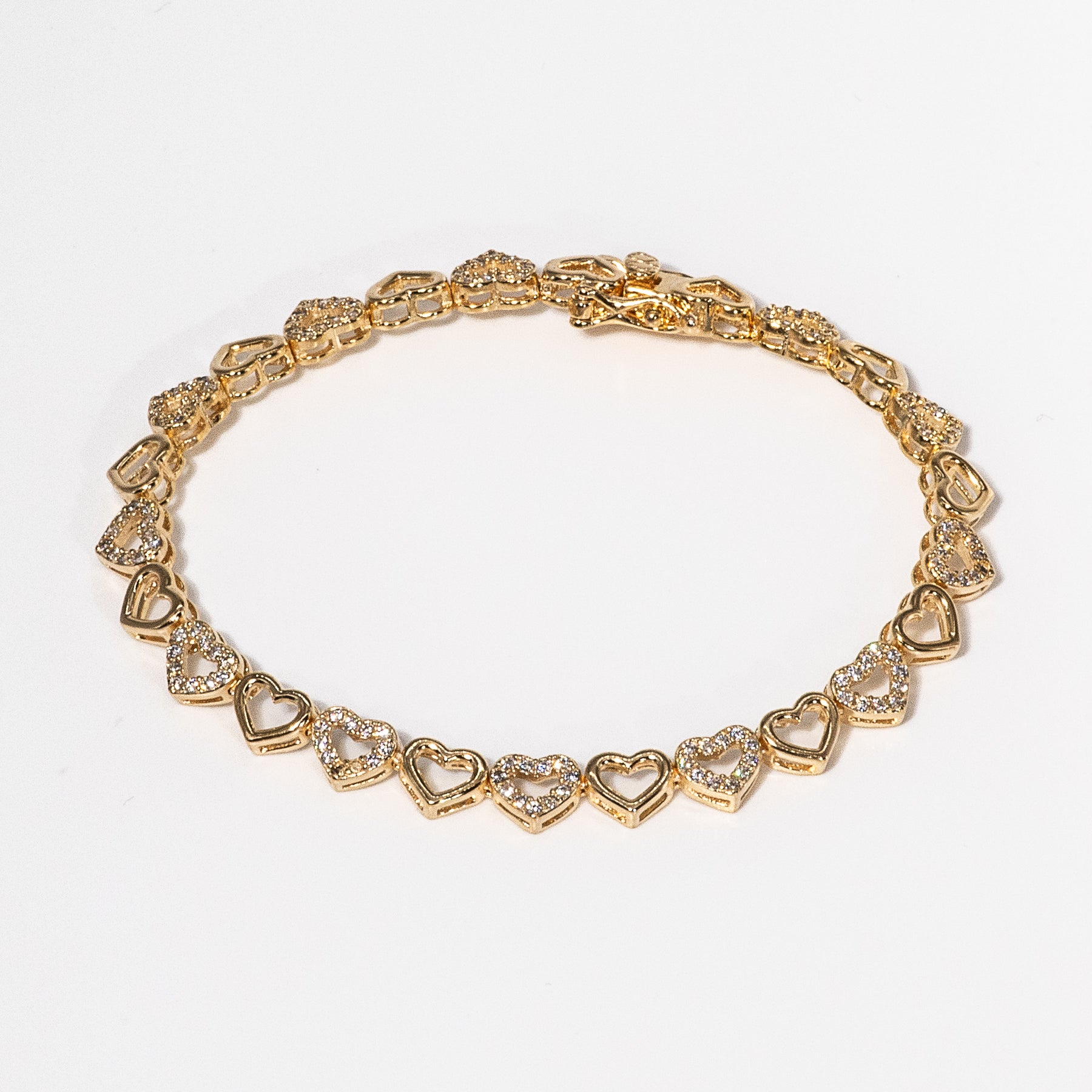 Lusso Golden Cuore Bracelet 925