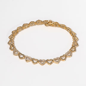 Lusso Golden Cuore Bracelet 925