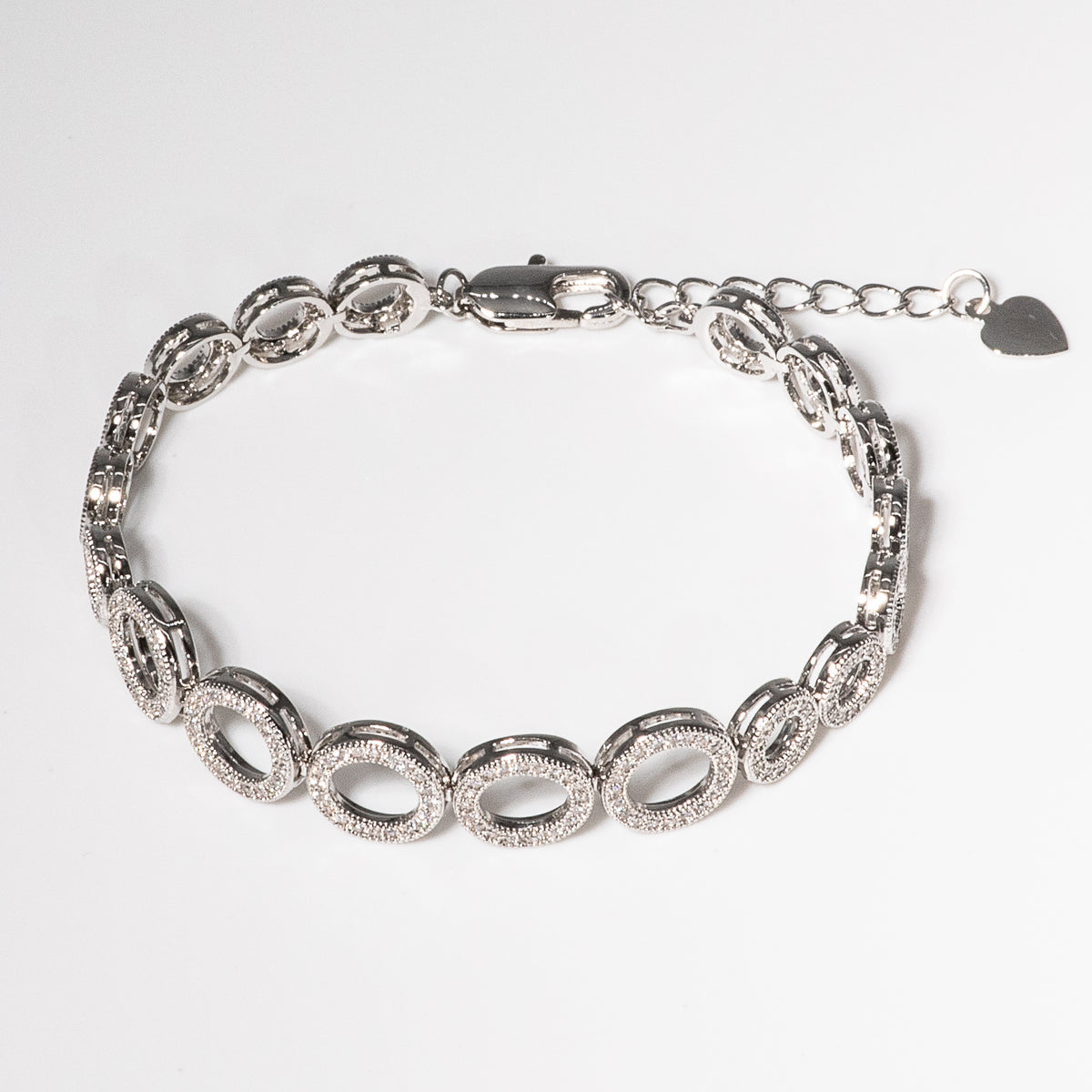 Lusso Cerchio Silver Bracelet