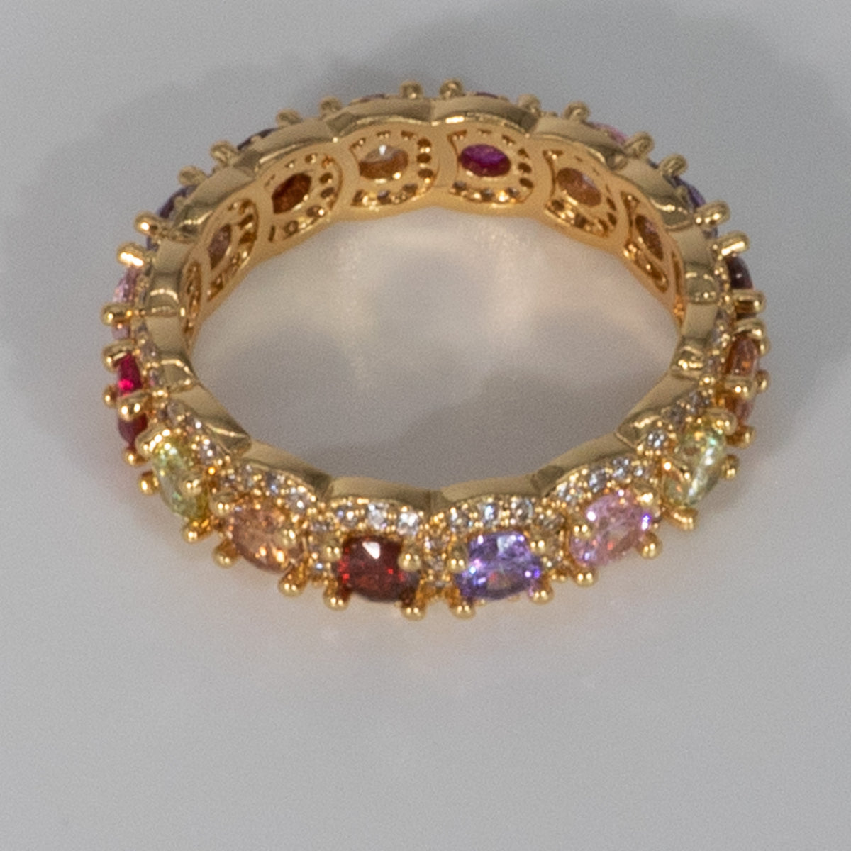 Lusso Multi Gem Loop Ring