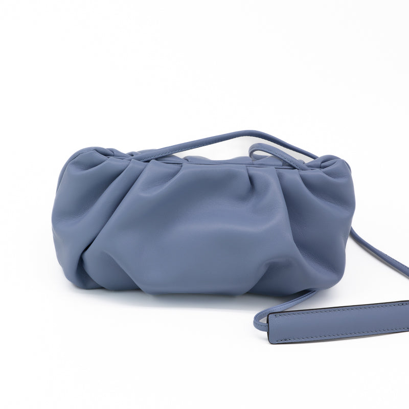 Lambskin Superclutch Periwinkle