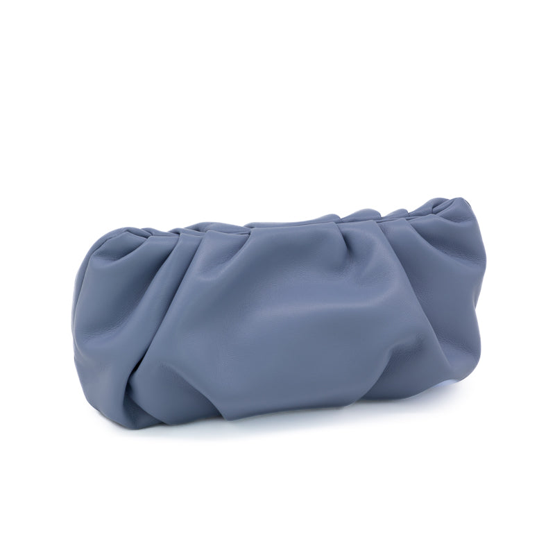 Lambskin Superclutch Periwinkle