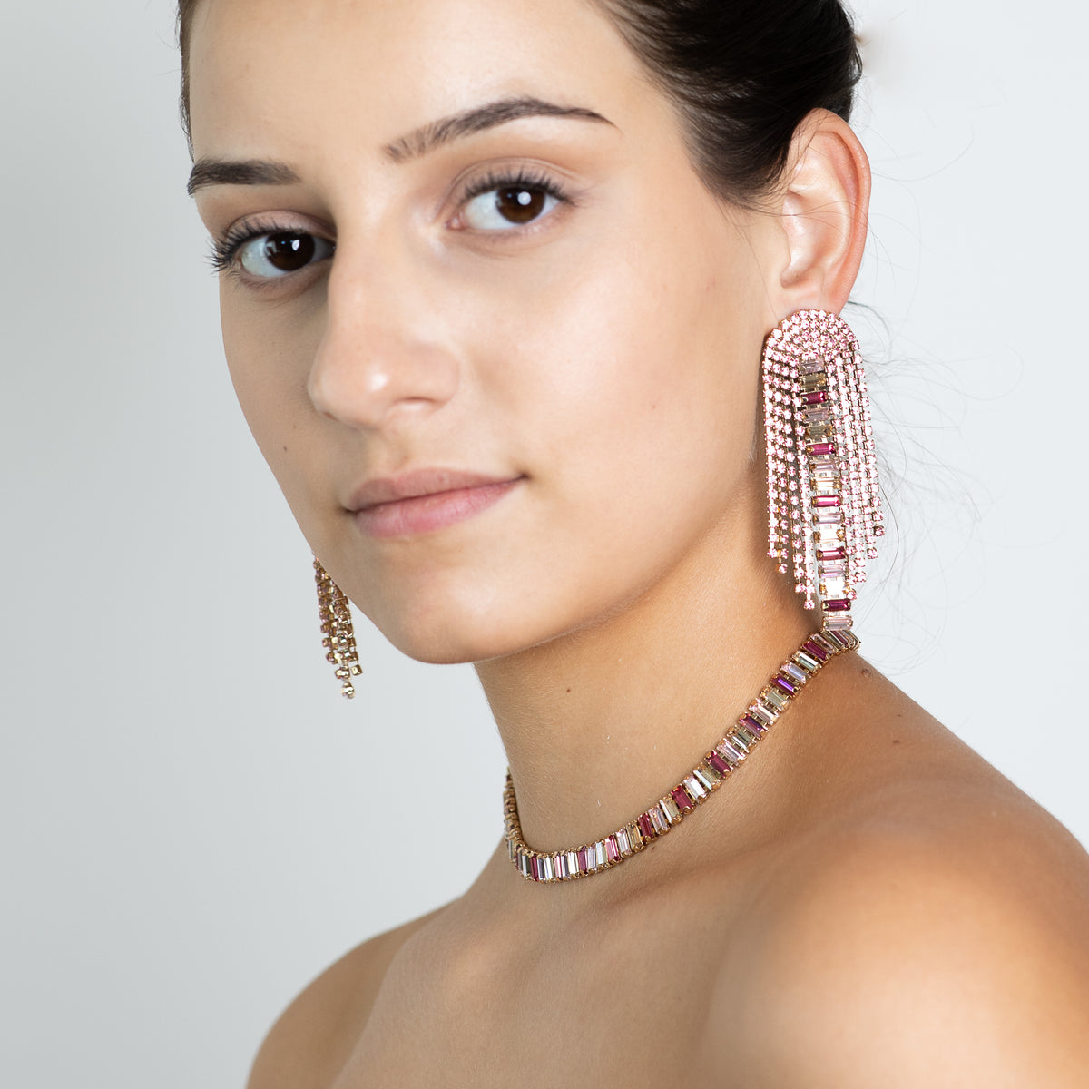 Capri Rosa Palma Earrings