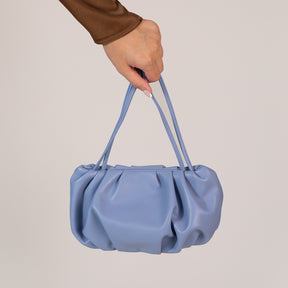 Lambskin Superclutch Periwinkle