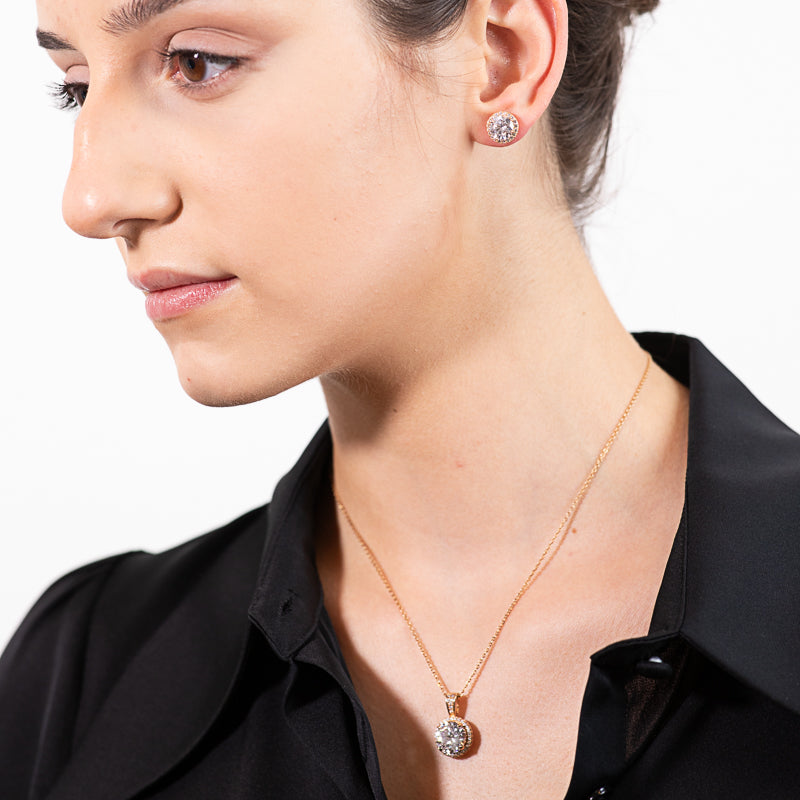 Cerchio Diamante Golden Earrings