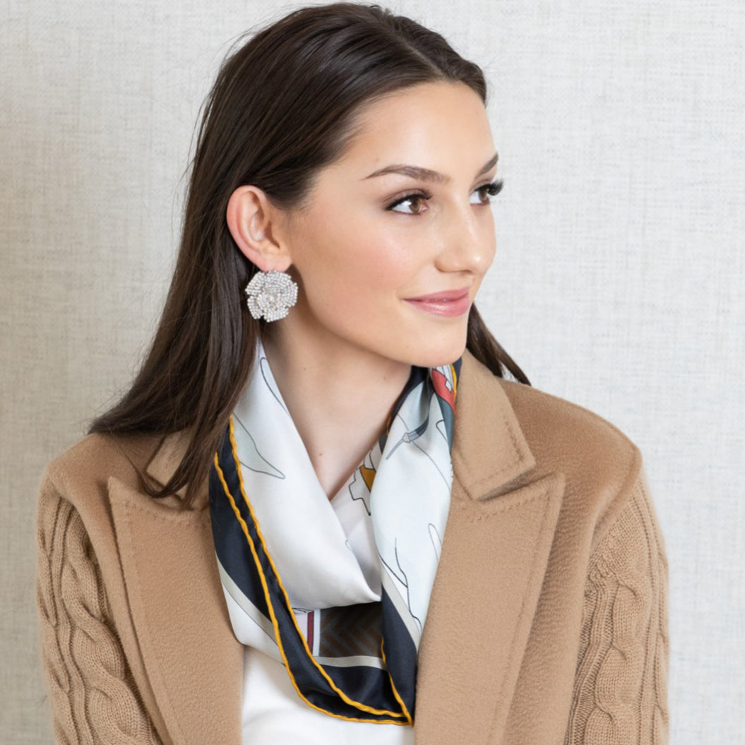 Parigi Brown City Scarf