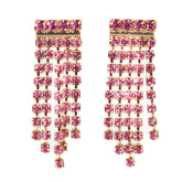 Capri Fiume Golden Garnet Earrings