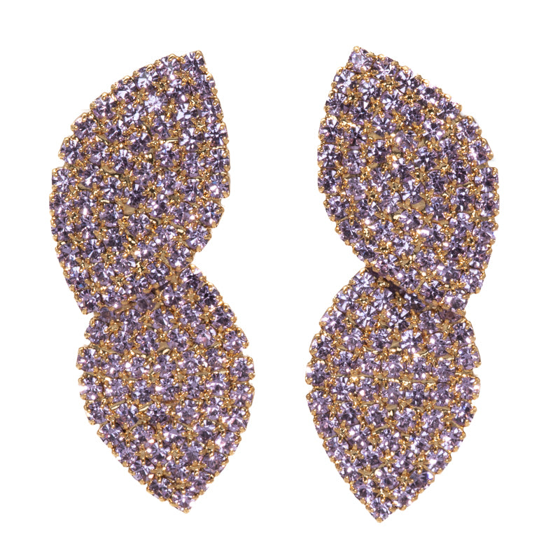 Capri Petalo Violet Earrings