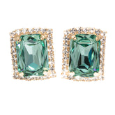 Capri Mega Emerald Earrings