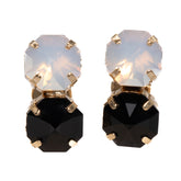 Capri Duo Contrast Earrings