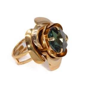 Capri Rosa Emerald Ring