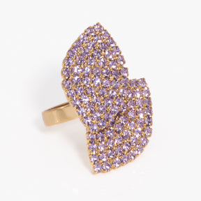 Capri Petalo Violet Ring