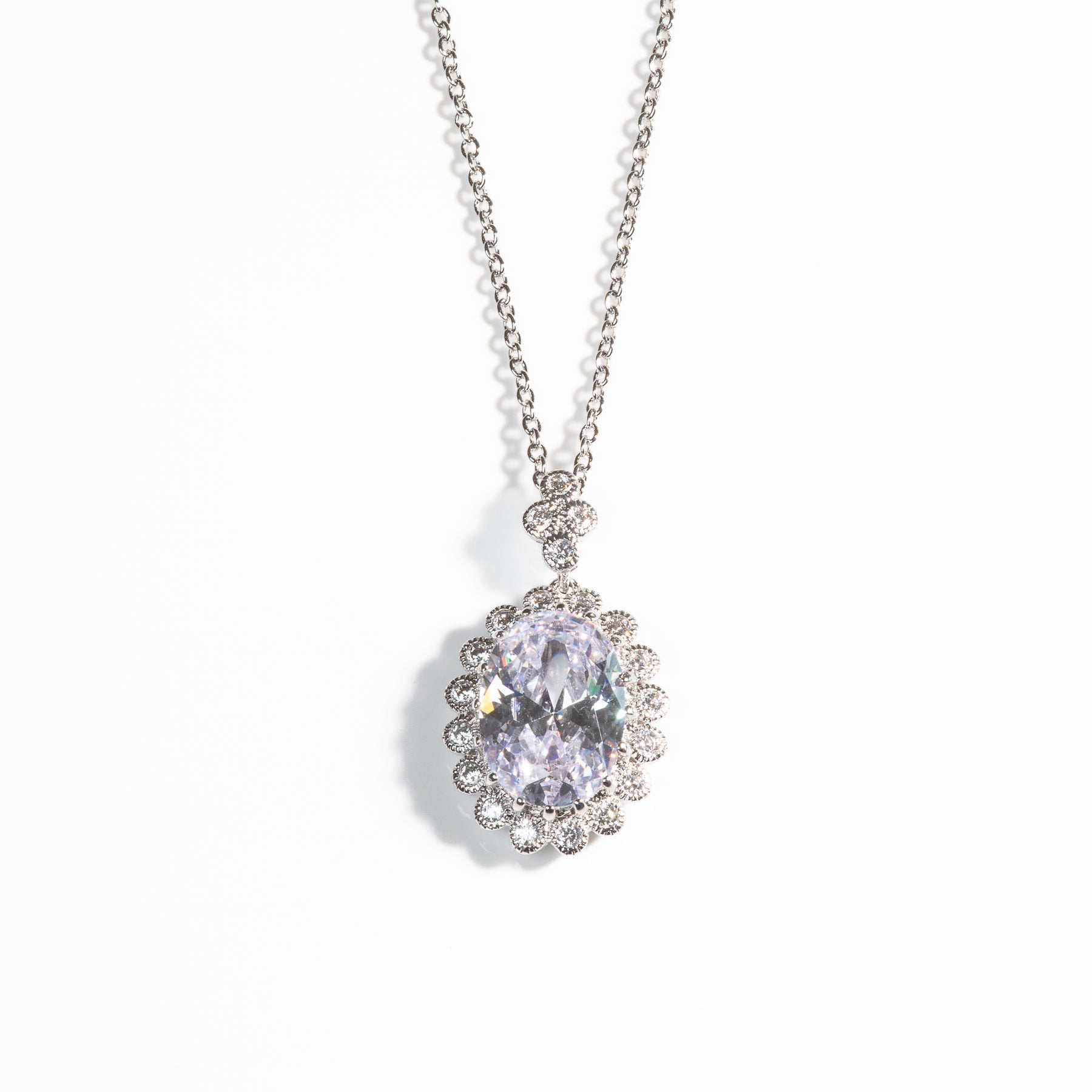 Lusso Ovale Diamond Necklace