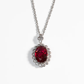 Lusso Ovale Ruby Necklace