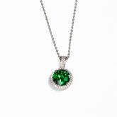 Lusso Cerchio Emerald Necklace
