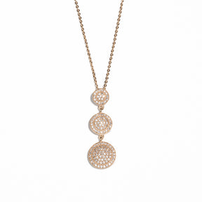 Lusso Tre Cerchio Golden Necklace