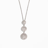 Lusso Tre Cerchio Necklace silver