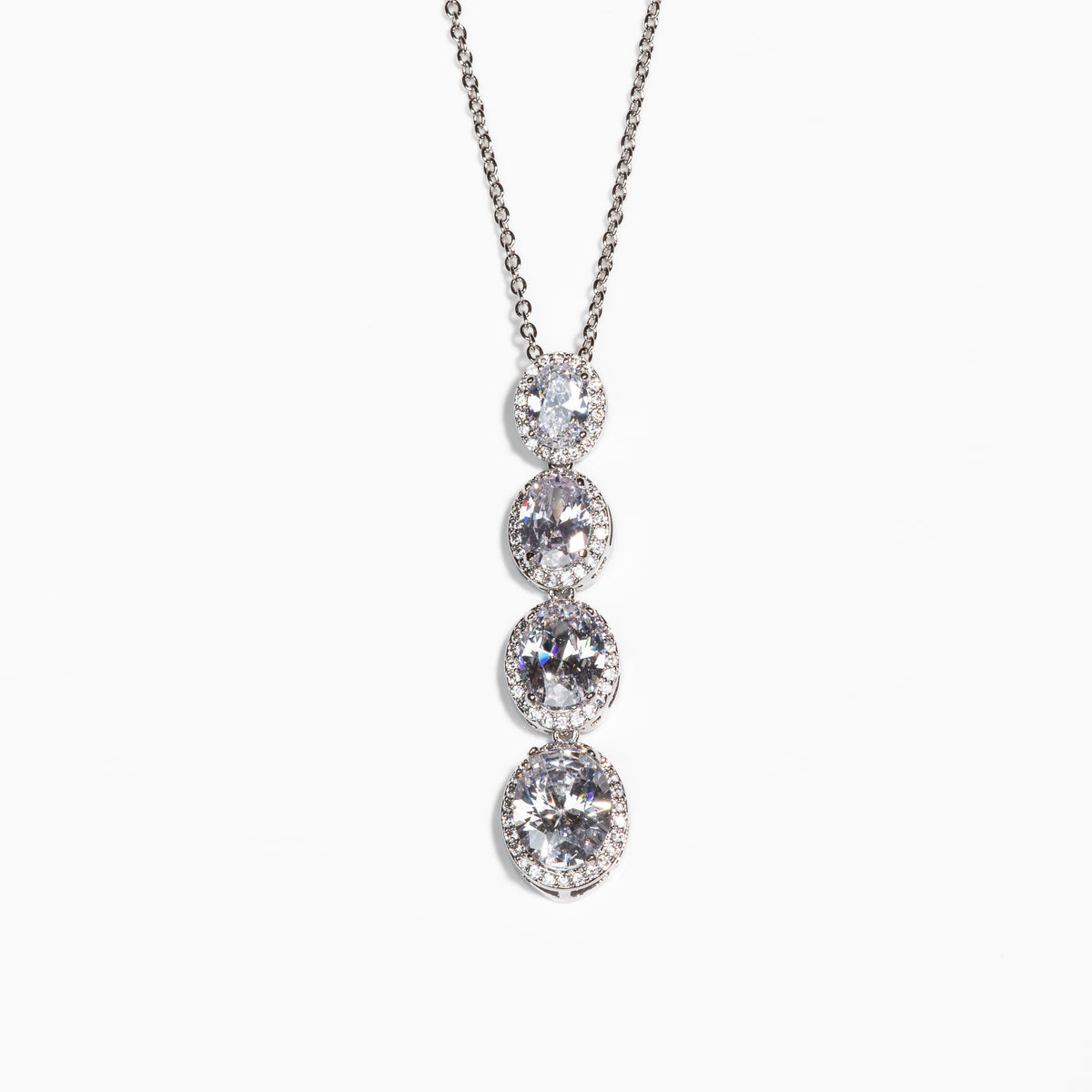 Lusso Quattro Diamond Necklace