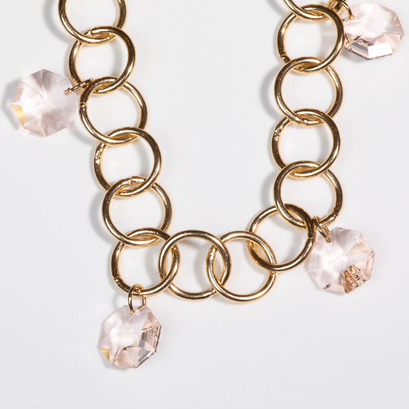 Capri Rosa Diamond Ring Necklace