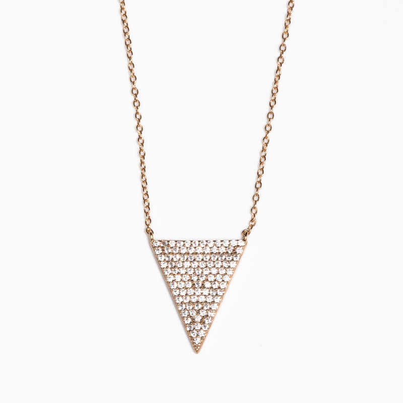 Lusso Triangolo Golden Necklace 925