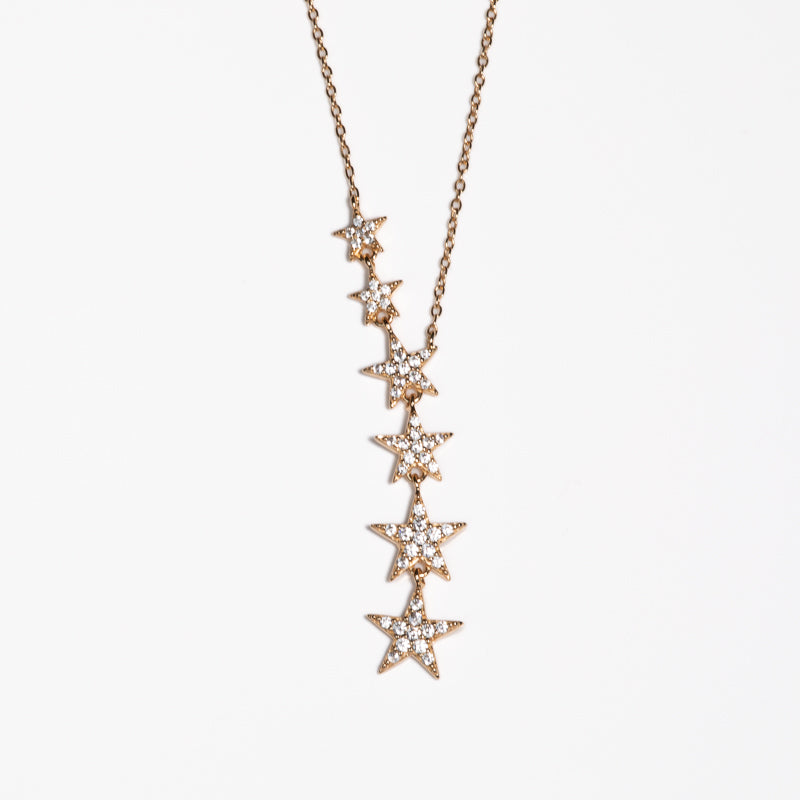 Lusso Stella Sei Golden Necklace 925