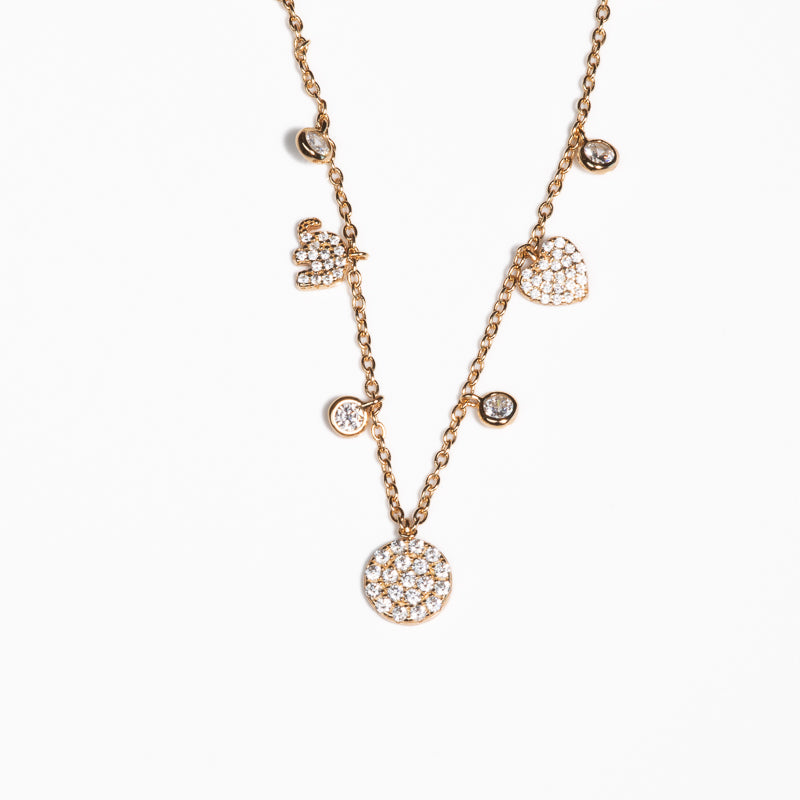 Lusso Amuleto Golden Necklace 925