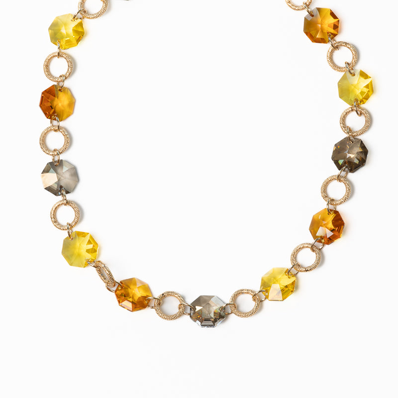 Capri Tricolore Gemstone Necklace