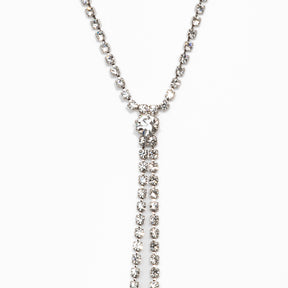 Capri Cascata Silver Diamond Necklace