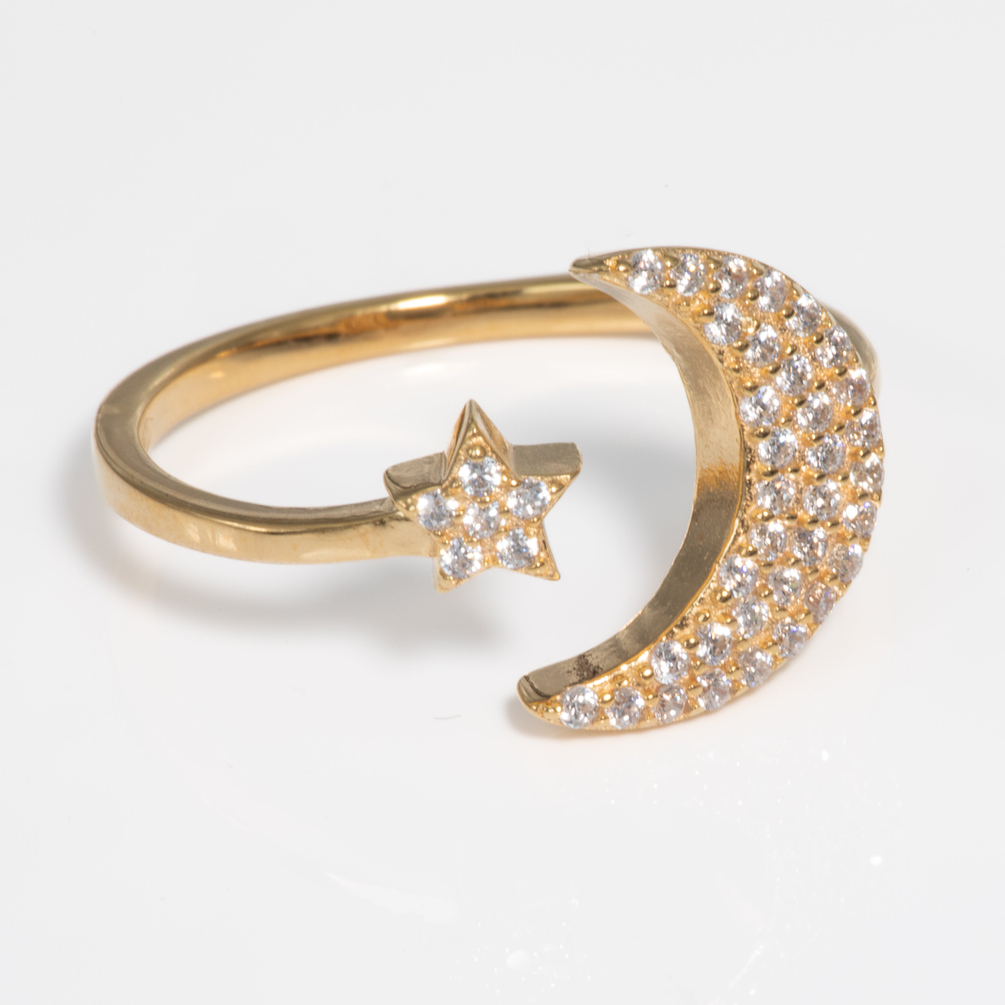 Luna e Stella Golden Ring 925
