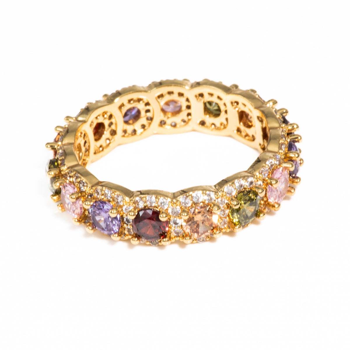 Lusso Loop Ring Multi Gem