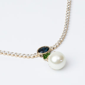 Capri Giant Pearl Choker Necklace