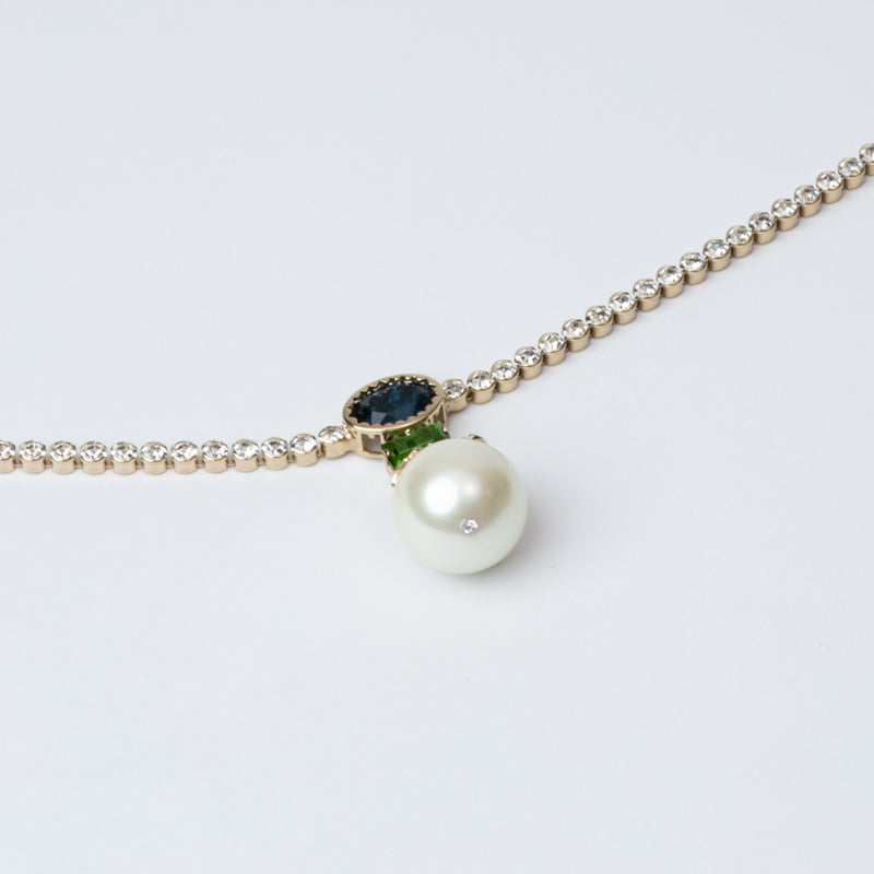 Capri Giant Pearl Choker Necklace