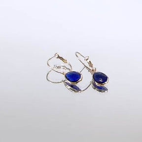 Capri Sapphire Drop Earrings