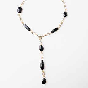 Capri Onyx Drop Necklace