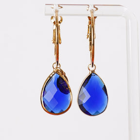 Capri Sapphire Drop Earrings