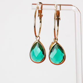 Capri Emerald Drop Earrings